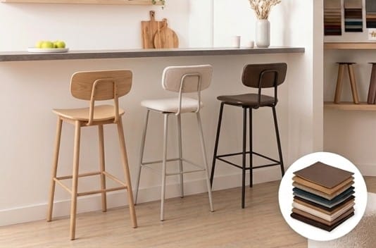 tabourets hauts d'intérieur