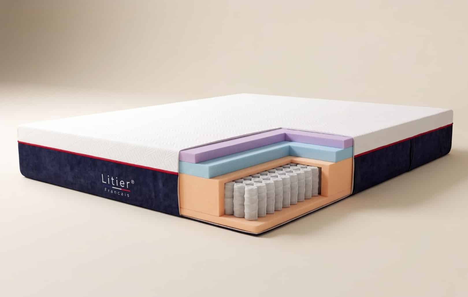 Matelas Hybride Pro 2 Litier Français